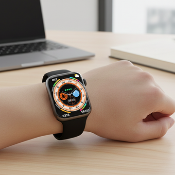 HOTTU Hot 8 Pro Smartwatch ⌚ – Big Display, Smart Health & Music on Your Wrist