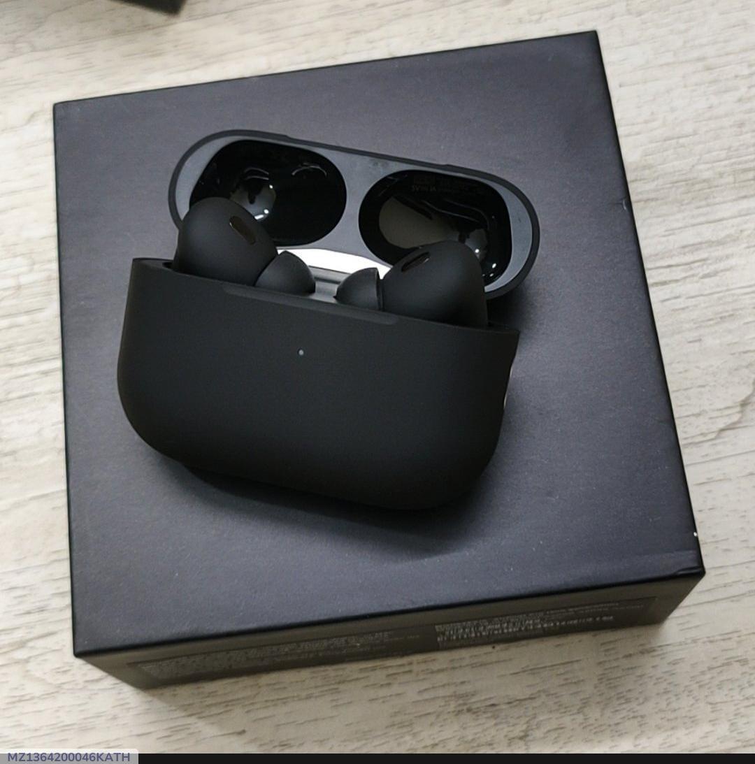 Black AirPods Pro 2 Wireless Earbuds with ANC