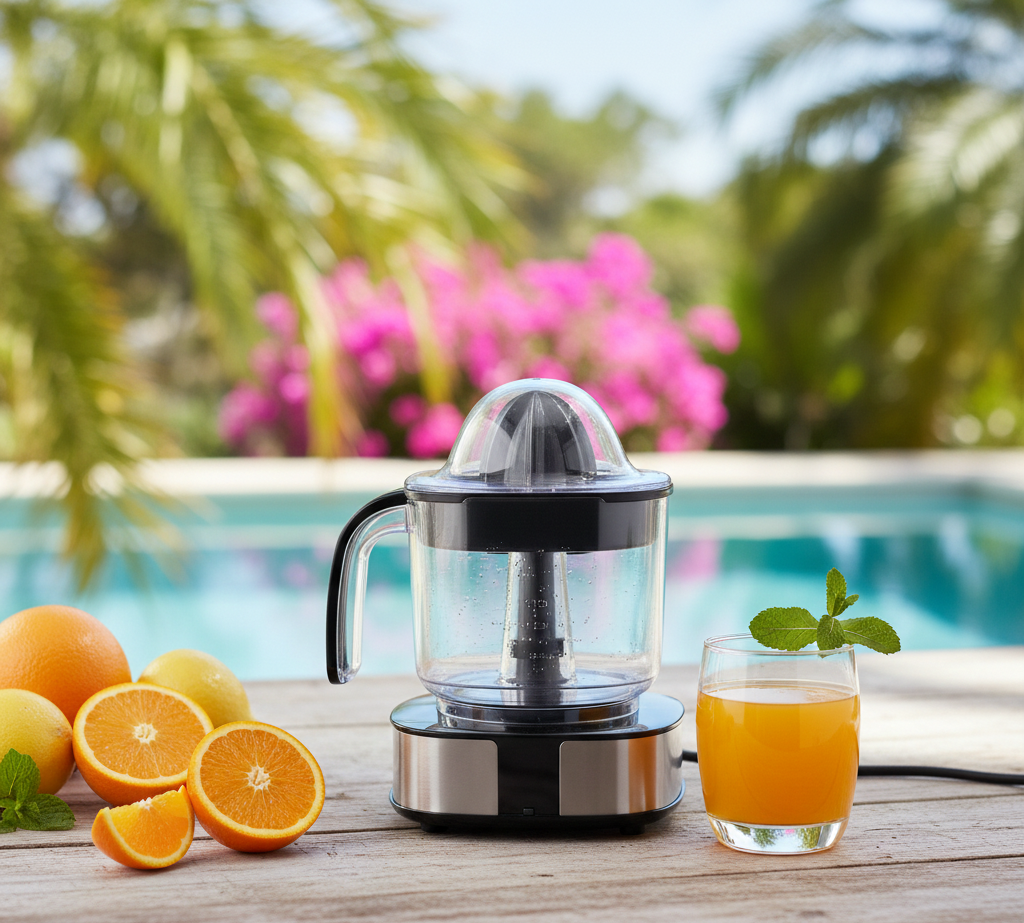 Premium Stainless Steel Citrus Juicer – Powerful, Precise & Pulp-Control Perfect