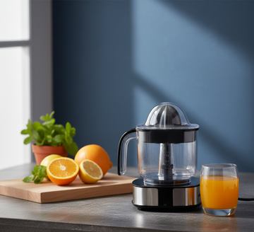 Premium Stainless Steel Citrus Juicer – Powerful, Precise & Pulp-Control Perfect