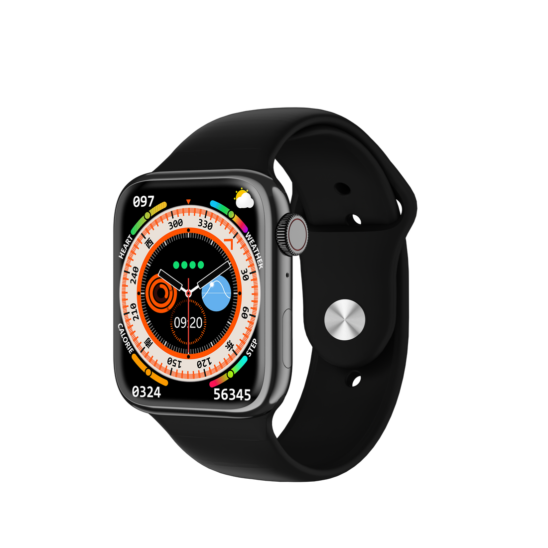 HOTTU Hot 8 Pro Smartwatch ⌚ – Big Display, Smart Health & Music on Your Wrist