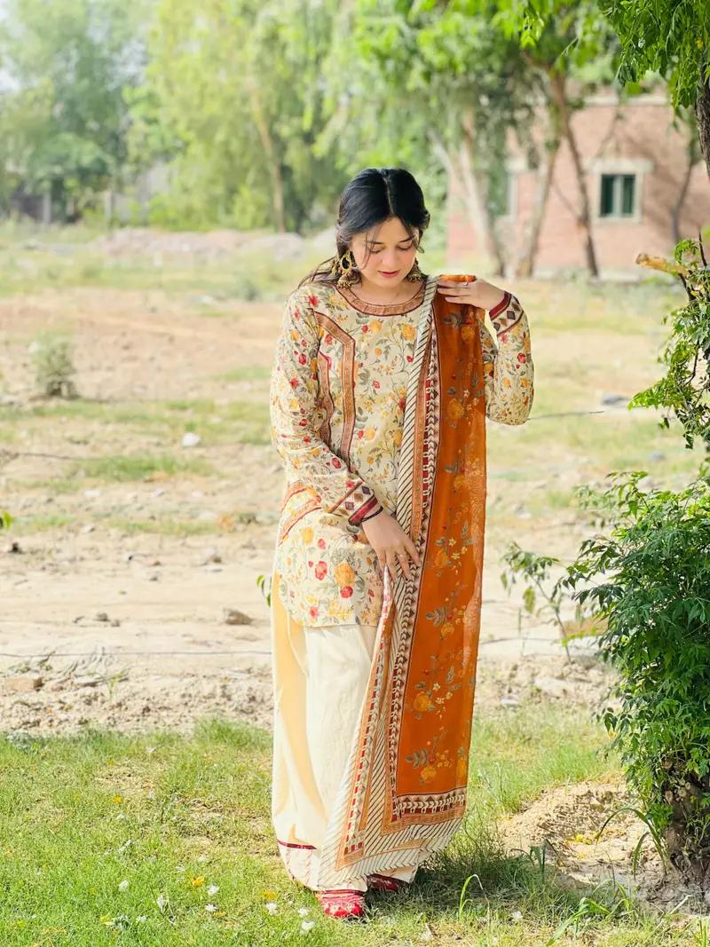 MEHAR 3PC ( FARSHI SHALWAR )